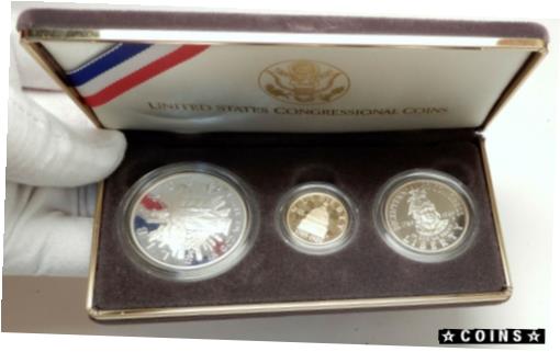 【極美品/品質保証書付】 アンティークコイン 1989 UNITED STATES US 200th Congress PROOF GOLD SILVER 3 Coin GIFT SET i76161 [送料無料] #ccf-wr-4324-8