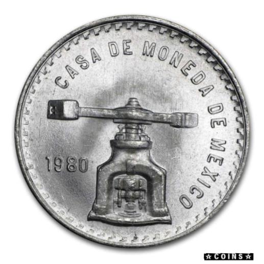 【極美品/品質保証書付】 アンティークコイン コイン 金貨 銀貨 [送料無料] Mexico 1 oz Silver Onza Balance Scale Avg Circ