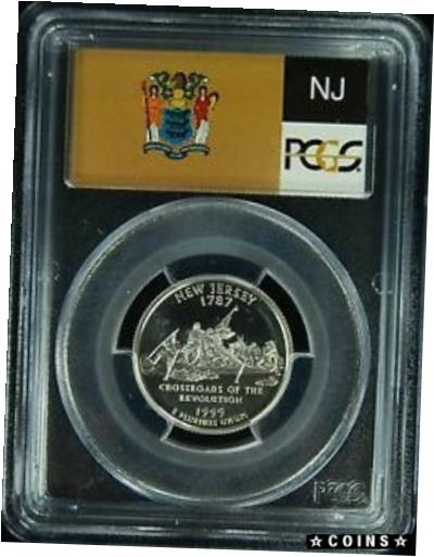 ڶ/ʼݾڽա ƥ    [̵] 1999-S PCGS PR69DCAM New Jersey SILVER Statehood Quarter