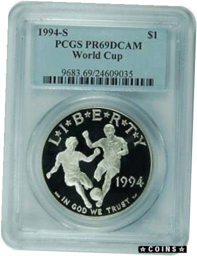 ڶ/ʼݾڽա ƥ    [̵] 1994-S PCGS PR69DCAM World Cup Dollar (Classic Label)