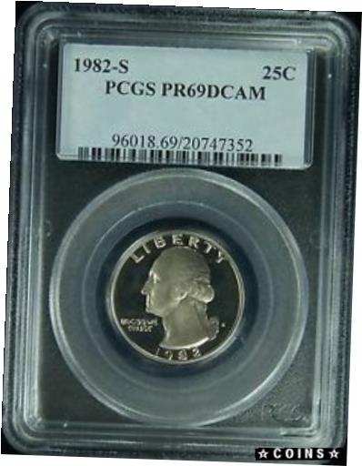 ڶ/ʼݾڽա ƥ    [̵] 1982-S PCGS PR69DCAM Washington Quarter