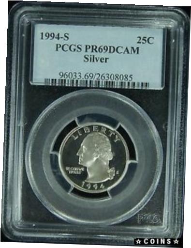 ڶ/ʼݾڽա ƥ    [̵] 1994-S PCGS PR69DCAM Washington SILVER Quarter