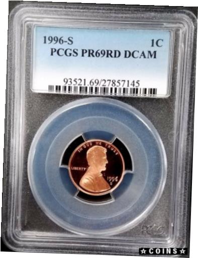yɔi/iۏ؏tz AeB[NRC RC   [] 1996 S Proof Lincoln Cent certified PR 69 RD DCAM by PCGS!