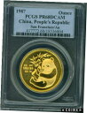 1987 プルーフ ゴールド 中国パンダ サンフランシスコ コイン エキスポ PCGS PR68 PF68 中国 #gct-wr-4364-1027 1987 PROOF GOLD Chinese PANDA SAN FRANCISCO COIN EXPO PCGS PR68 PF68 China #gct-wr-4364-1027