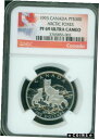 1993 $300 PT$300 カナダ アークティック フォックス プルーフ プラチナ 1 オンスNGC PR69 PF69 希少 #pot-wr-4364-...