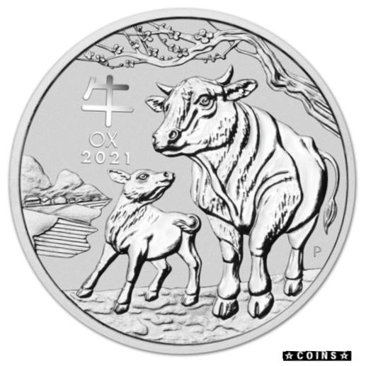 yɔi/iۏ؏tz AeB[NRC RC   [] 2021 P Australia Silver Lunar Year of the Ox 1 oz $1 - BU