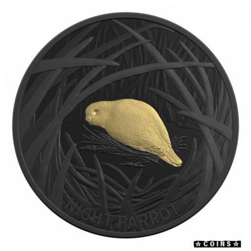 ڶ/ʼݾڽա ƥ    [̵] 2019 Australia Echoes Night Parrot Nickel-Plated PF $5 Coin Gem Proof SKU58536