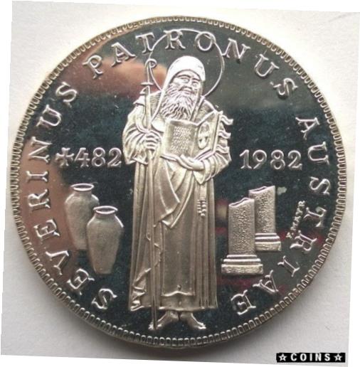 ڶ/ʼݾڽա ƥ    [̵] Austria 1982 St.Severin 500 Schillings Silver Coin,Proof