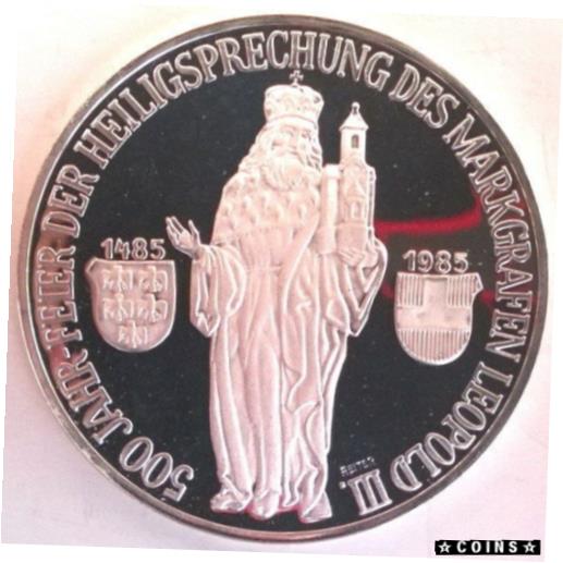 ڶ/ʼݾڽա ƥ    [̵] Austria 1985 Canonization 500 Shillings Silver Coin,Proof