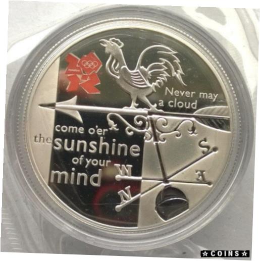  アンティークコイン コイン 金貨 銀貨  Great Britain 2010 Weather Vane 5 Pounds Silver Coin,Proof