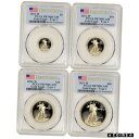 2021 W アメリカン ゴールド イーグル プルーフ 4 ピース イヤー セット - PCGS PR70 DCAM ファースト ストライク #got-wr-4...