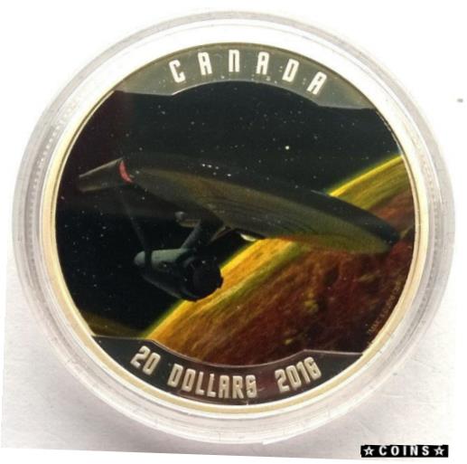 【極美品/品質保証書付】 アンティークコイン コイン 金貨 銀貨 [送料無料] Canada 2016 Star Trek 20 Dollars 1oz Silver Coin,Proof