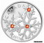 ڶ/ʼݾڽա ƥ    [̵] Canada 2011 Snowflake Red Crystal 20 Dollars 1oz Silver Coin,Proof