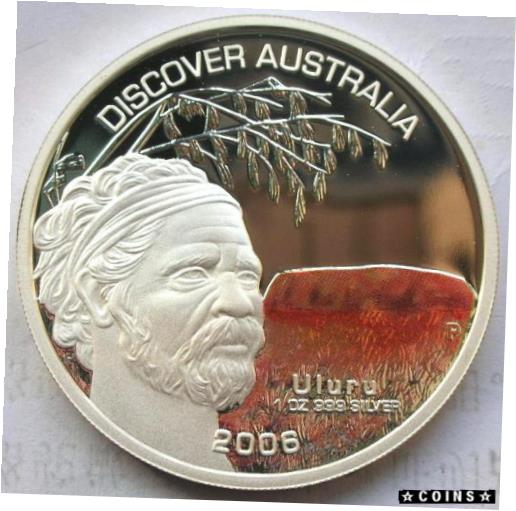  アンティークコイン コイン 金貨 銀貨  Australia 2006 Uluru Aborigines 1oz Silver Coin,Proof