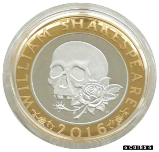  アンティークコイン コイン 金貨 銀貨  2016 William Shakespeare Tragedies ?2 Two Pound Silver Proof Coin Box Coa