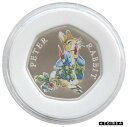 【極美品/品質保証書付】 アンティークコイン コイン 金貨 銀貨 送料無料 2018 Beatrix Potter Peter Rabbit 50p Fifty Pence Silver Proof Coin Box Coa