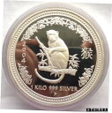 yɔi/iۏ؏tz AeB[NRC RC   [] Australia 2004 Year of Monkey 30 Dollars 1Kilo Silver Coin,Proof,Rare!