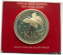 【極美品/品質保証書付】 アンティークコイン コイン 金貨 銀貨 送料無料 Papua New Guinea 1978 Paradise Bird 10 Kina Silver Coin