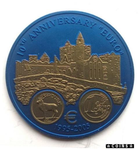 【極美品/品質保証書付】 アンティークコイン コイン 金貨 銀貨 [送料無料] Liberia 2005 Ireland Dublin Castle 5 Dollars Niobium Coin,BU