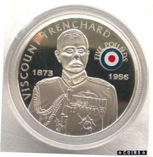  アンティークコイン コイン 金貨 銀貨  Saint Helena Ascension 2008 Viscount Trenchard 5 Pounds Silver Coin,Proof