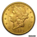 1882-S $20 リバティ ゴールド ダブル イーグル AU - SKU#30047 1882-S $20 Liberty Gold Double Eagl...