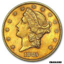 1885-S $20 リバティ ゴールド ダブル イーグル AU - SKU#30043 1885-S $20 Liberty Gold Double Eagl...