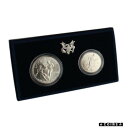 【極美品/品質保証書付】 アンティークコイン コイン 金貨 銀貨 [送料無料] 1994 US World Cup 2-Coin Commemorative BU Set