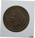 【極美品/品質保証書付】 アンティークコイン コイン 金貨 銀貨 送料無料 1874 INDIAN HEAD PENNEY 28B