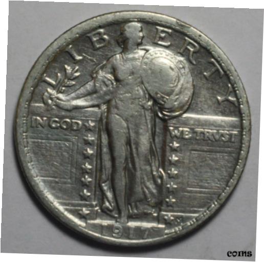 ڶ/ʼݾڽա ƥ    [̵] 1917 Type 2 Standing Liberty Quarter ZC235