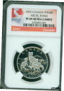 1993 $300 PT$300 カナダ アークティック フォックス プルーフ プラチナ 1 オンスNGC PR69 PF69 希少 #pot-wr-4613-...
