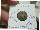 yɔi/iۏ؏tz AeB[NRC RC   [] 1930 Great Britain NICE Silver Coin, 3 Penny, Low Mint, KEY DATE, 1.3M Minted