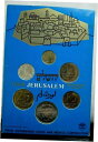 yɔi/iۏ؏tz AeB[NRC RC   [] 1968 Israel Specimen Coin Set 6 Coins, 1948-1968, Post 6-Day War, East Jerusalem