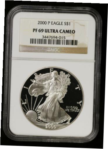 ڶ/ʼݾڽա ƥ    [̵] 2000 P Proof Silver Eagle NGC PF 69 Ultra Cameo