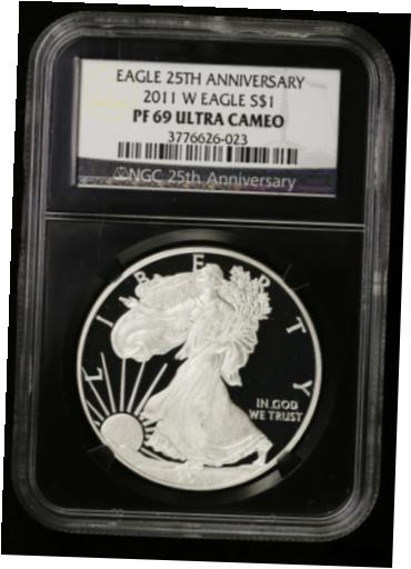 ڶ/ʼݾڽա ƥ    [̵] 2011 W Proof Silver Eagle NGC PF 69 Ultra Cameo Black Core