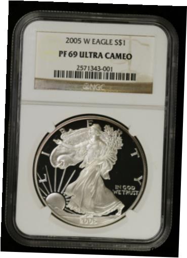 ڶ/ʼݾڽա ƥ    [̵] 2005 W Proof Silver Eagle NGC PF 69 Ultra Cameo