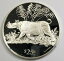 ڶ/ʼݾڽա ƥ    [̵] 1993 SILVER BRITISH VIRGIN ISLANDS $25 JAVAN RHINO ENDANGERED WILDLIFE PROOF