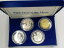 ڶ/ʼݾڽա ƥ    [̵] 1994 Marshall Islands 1st Man on the Moon 4pc $5 $10 $20 $50 999 Silver Coin Set