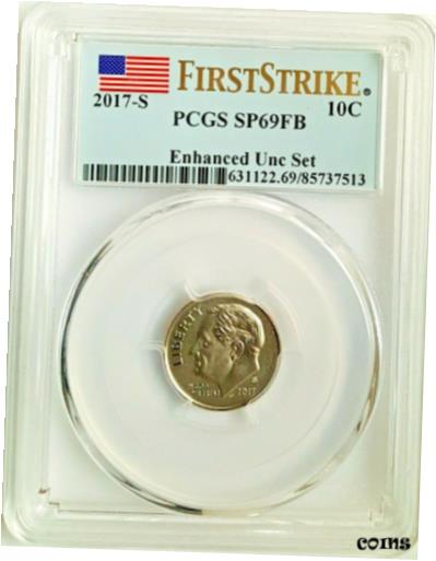 ڶ/ʼݾڽա ƥ    [̵] 2017-S Enhanced Finished Roosevelt Dime(10C) PCGS SP69 FB- First Strike