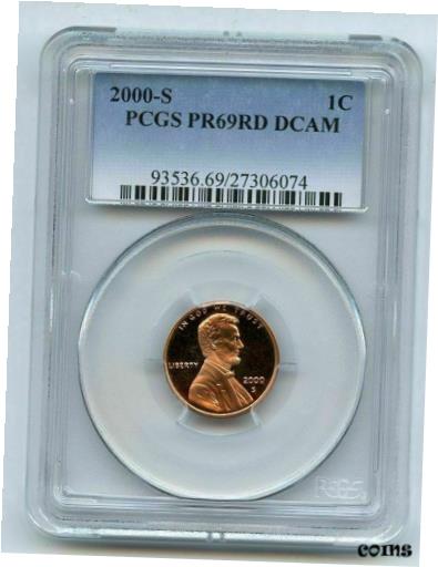 ڶ/ʼݾڽա ƥ    [̵] 2000- S Lincoln Cent PCGS PR69 DCAM