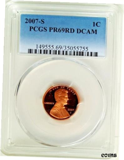 ڶ/ʼݾڽա ƥ    [̵] 2007- S Lincoln Cent PCGS PR69 DCAM