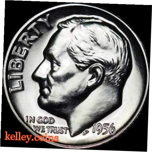 ڶ/ʼݾڽա ƥ    [̵] 1956 10C Roosevelt Silver Dime BU