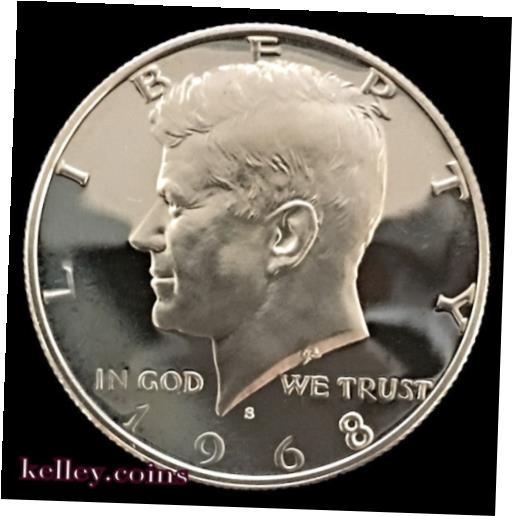 ڶ/ʼݾڽա ƥ    [̵] 1968-S 50C Kennedy Half Dollar Silver-Clad GEM PROOF