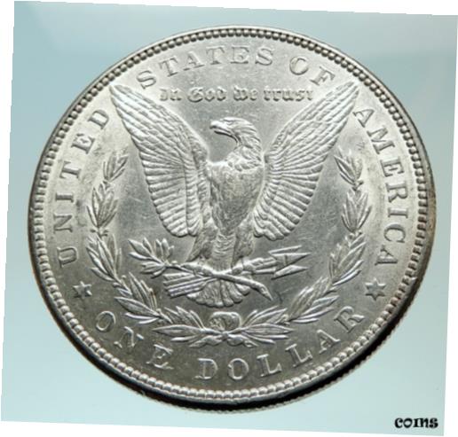 ڶ/ʼݾڽա ƥ    [̵] 1886 UNITED STATES of America SILVER Morgan Antique US Dollar Coin EAGLE i75948