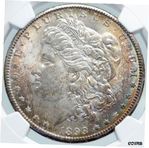 ڶ/ʼݾڽա ƥ    [̵] 1899 O UNITED STATES of America SILVER Morgan US Dollar Coin EAGLE NGC i87819