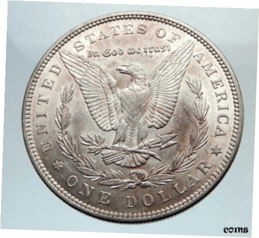 ڶ/ʼݾڽա ƥ    [̵] 1883 UNITED STATES of America SILVER Morgan Antique US Dollar Coin EAGLE i74792