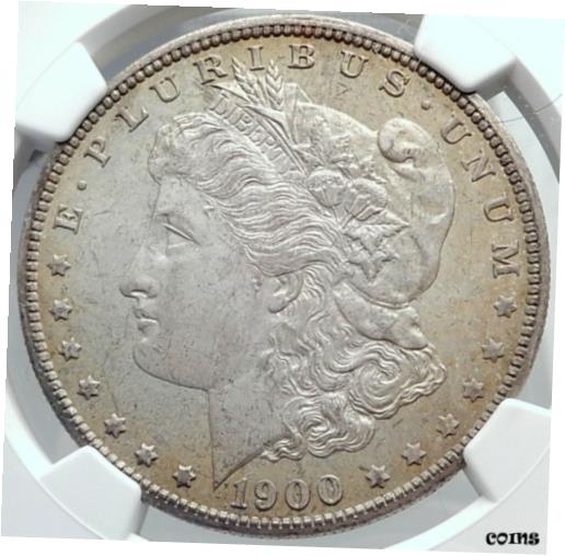 ڶ/ʼݾڽա ƥ    [̵] 1900 UNITED STATES of America SILVER Morgan US Dollar Coin EAGLE NGC MS i82204