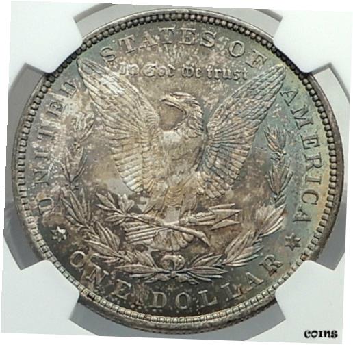 ڶ/ʼݾڽա ƥ    [̵] 1881 UNITED STATES of America SILVER Morgan US Dollar Coin EAGLE NGC MS i79619