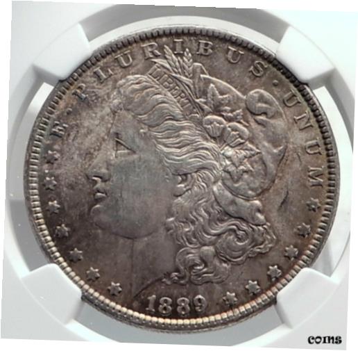 ڶ/ʼݾڽա ƥ    [̵] 1889 UNITED STATES of America SILVER Morgan US Dollar Coin EAGLE NGC i79848