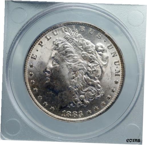 ڶ/ʼݾڽա ƥ    [̵] 1883 O UNITED STATES of America EAGLE SILVER Morgan US Dollar Coin ANACS i88560