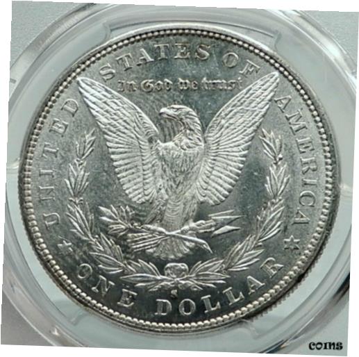 ڶ/ʼݾڽա ƥ    [̵] 1881 UNITED STATES of America SILVER Morgan US Dollar Coin EAGLE PCGS i78056